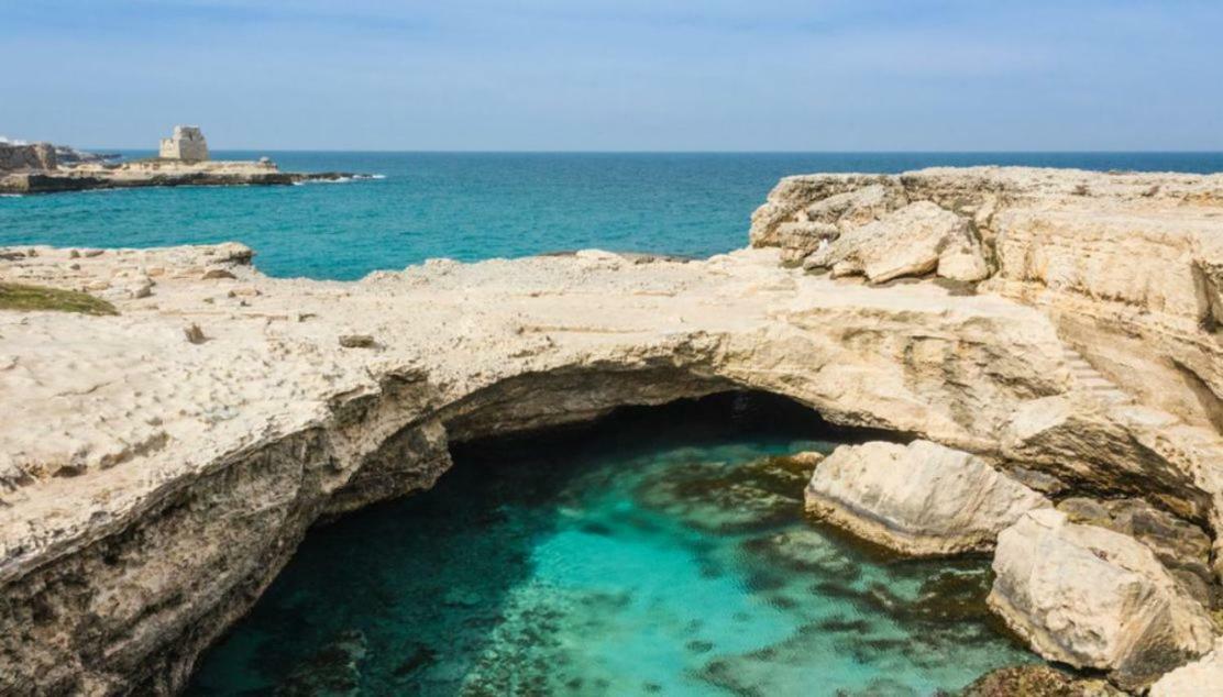 Appartamento casa azzurra San Foca Esterno foto